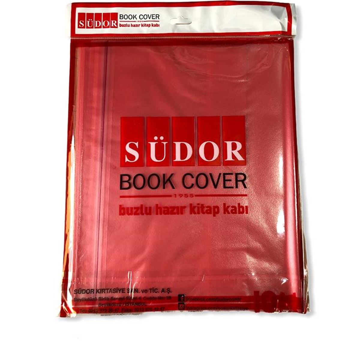 SÜDOR HAZIR KİTAP KABI BUZLU RENKLİ 10 LU 20 PK SAN567 1