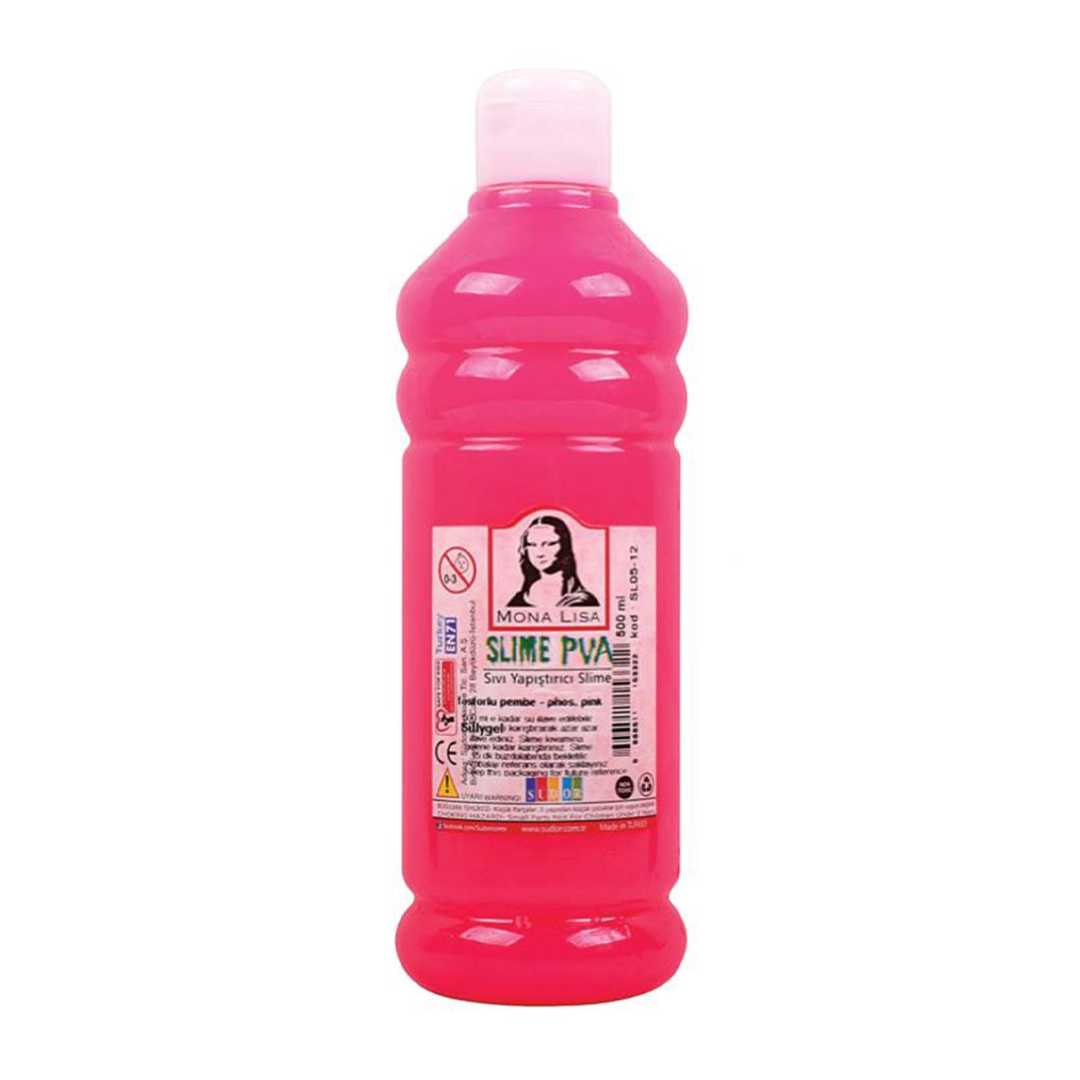 SÜDOR MONALİSA SLİME YAPIŞTIRICI NEON PEMBE 500 ML SL05-12 1