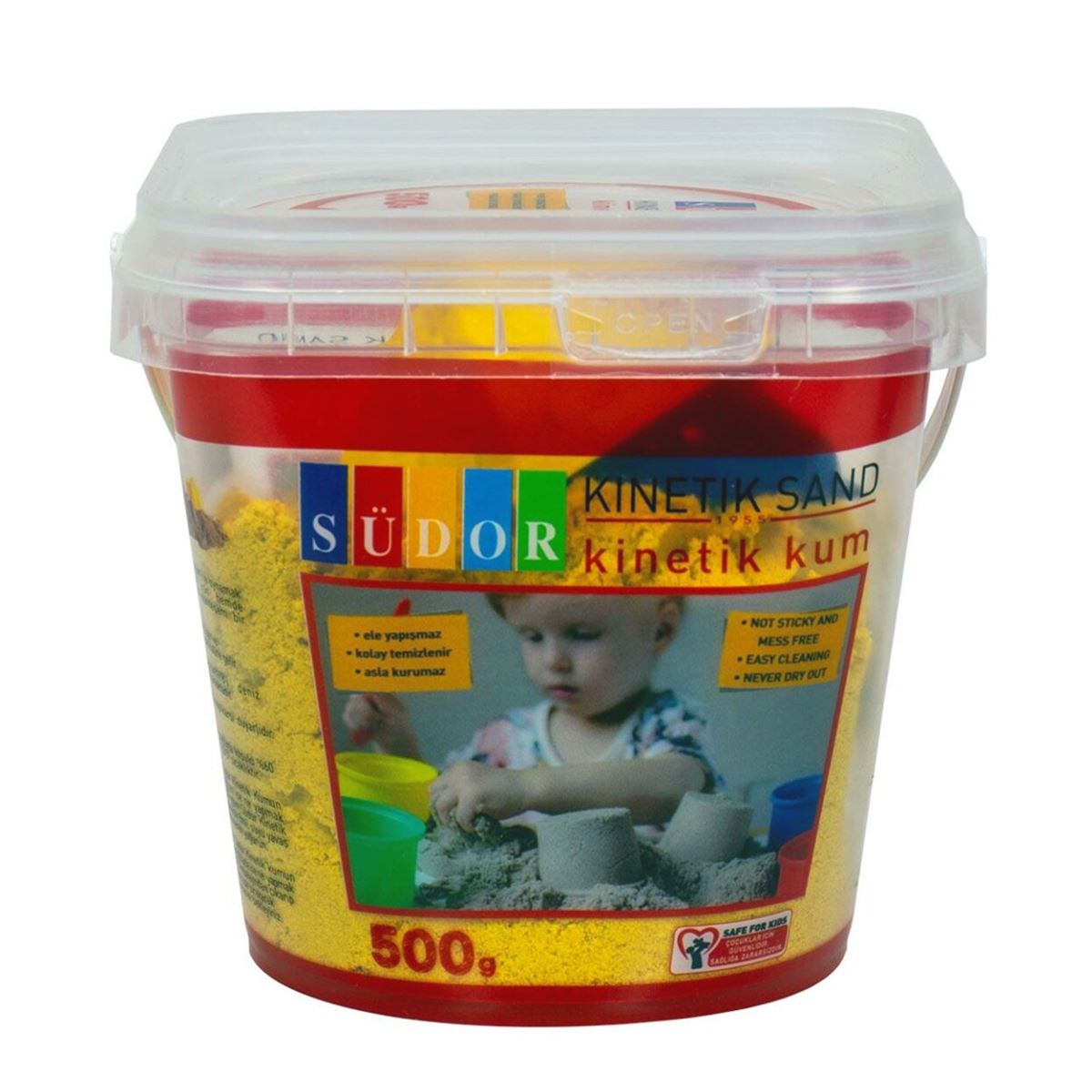 SÜDOR KİNETİK KUM SARI 500 GR KS02-2 1