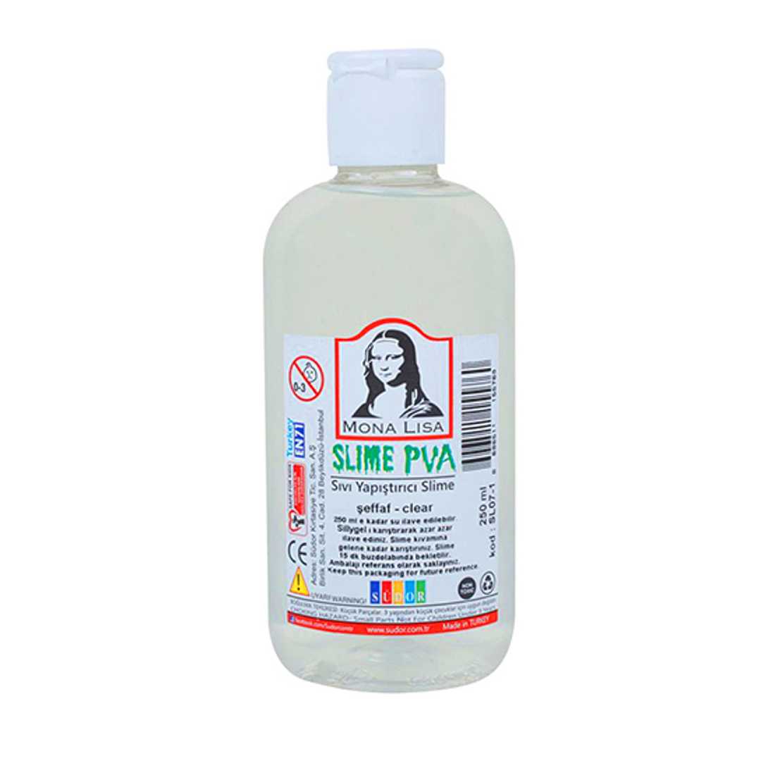 SÜDOR MONALİSA SLİME YAPIŞTIRICI ŞEFFAF 250 ML SL07-1 1