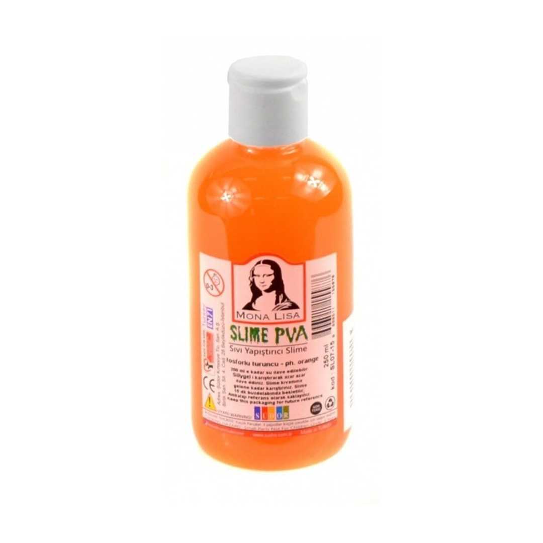 SÜDOR MONALİSA SLİME YAPIŞTIRICI NEON TURUNCU 250 ML SL07-15 1