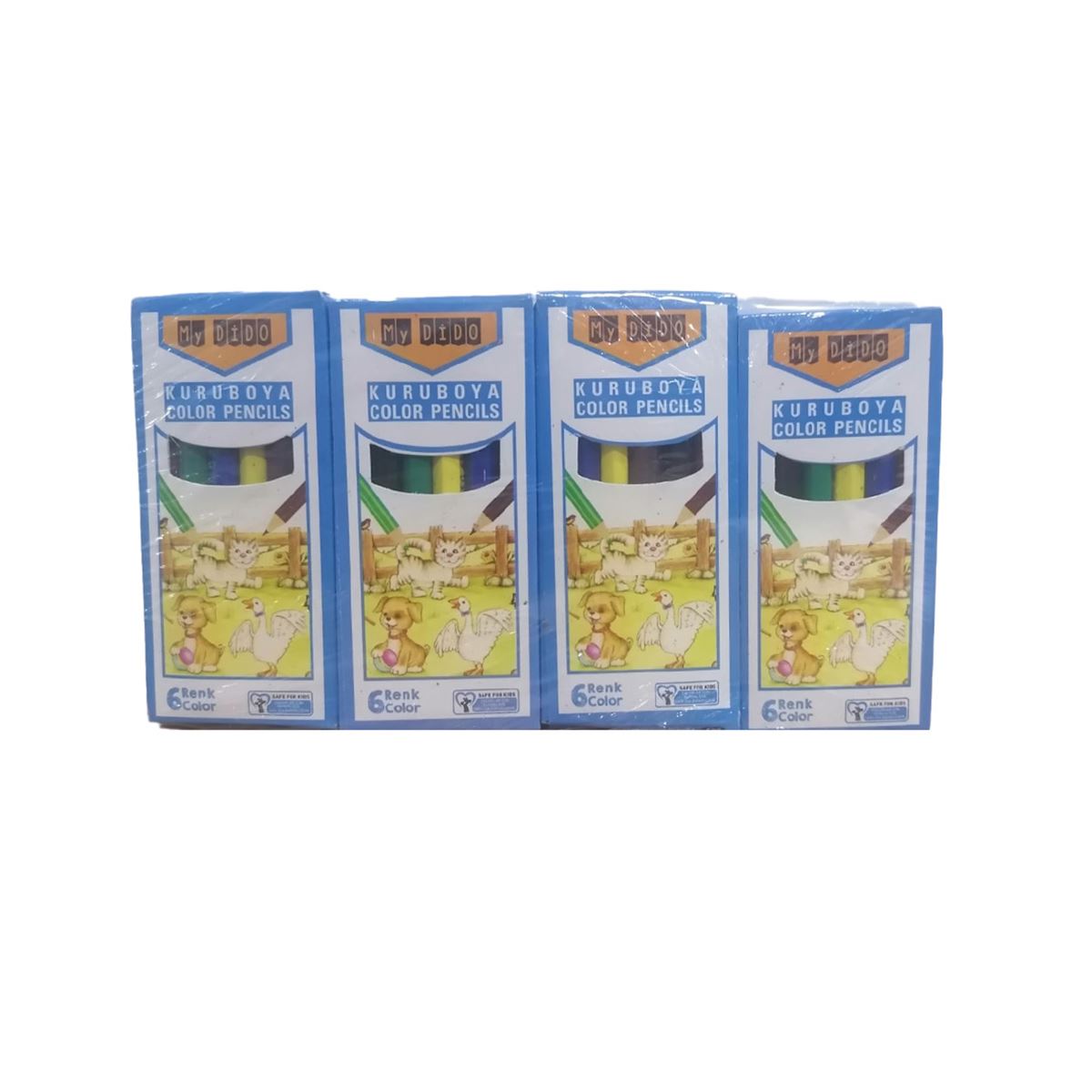 MY DİDO KURUBOYA KISA 6 RENK 24 LÜ MYK04 1