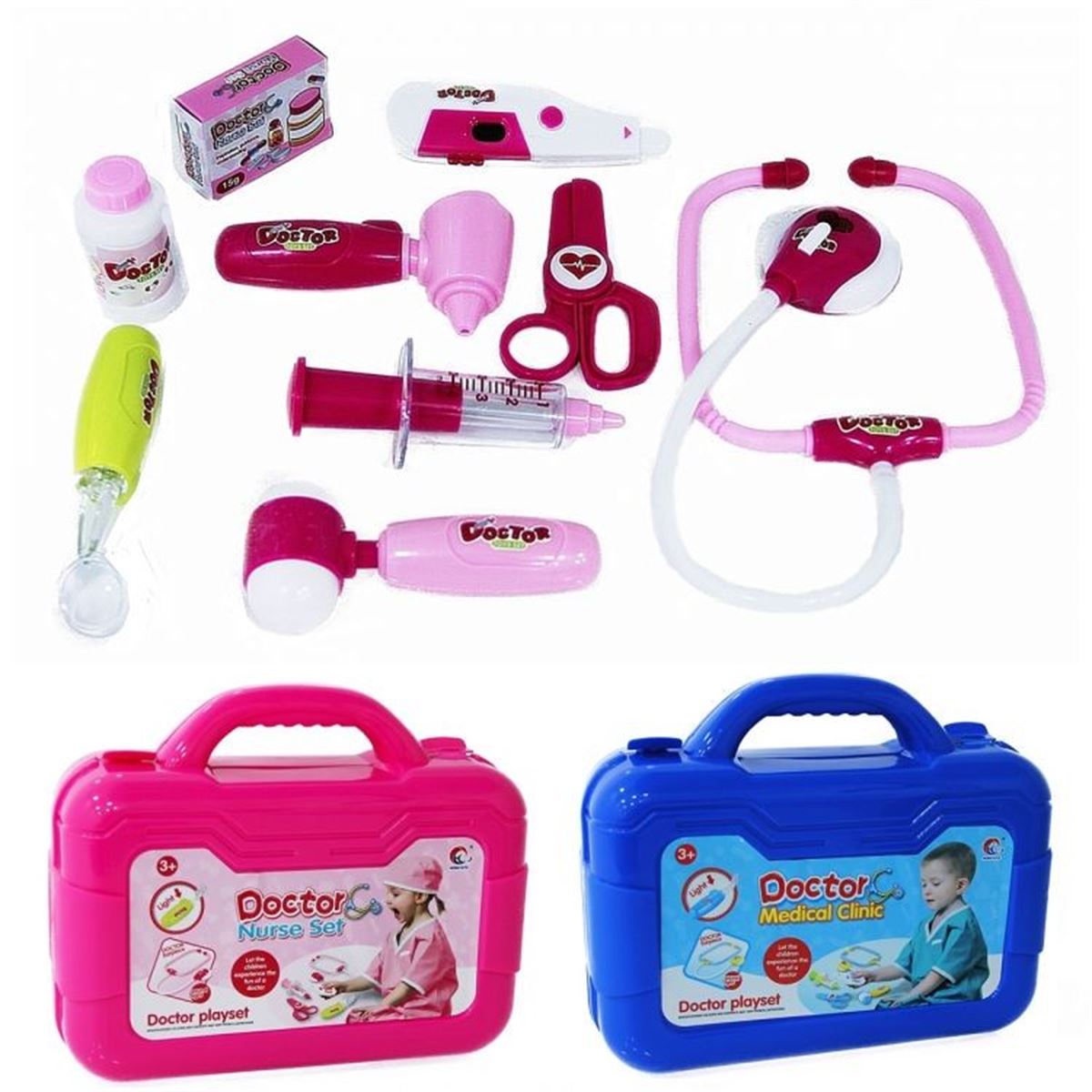 KZL DOKTOR SETİ 8803A 9 PARÇA PİLLİ ÇANTALI 1