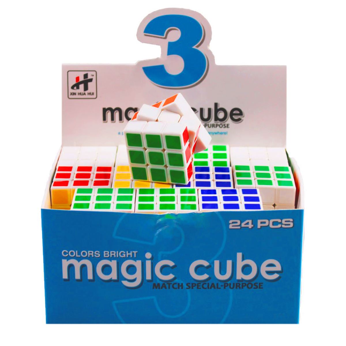 KZL ZEKA KÜPÜ HH-036 MAGİC CUBE KLASİK 3X3X3X MİNİ 24 LÜ 6+ 1