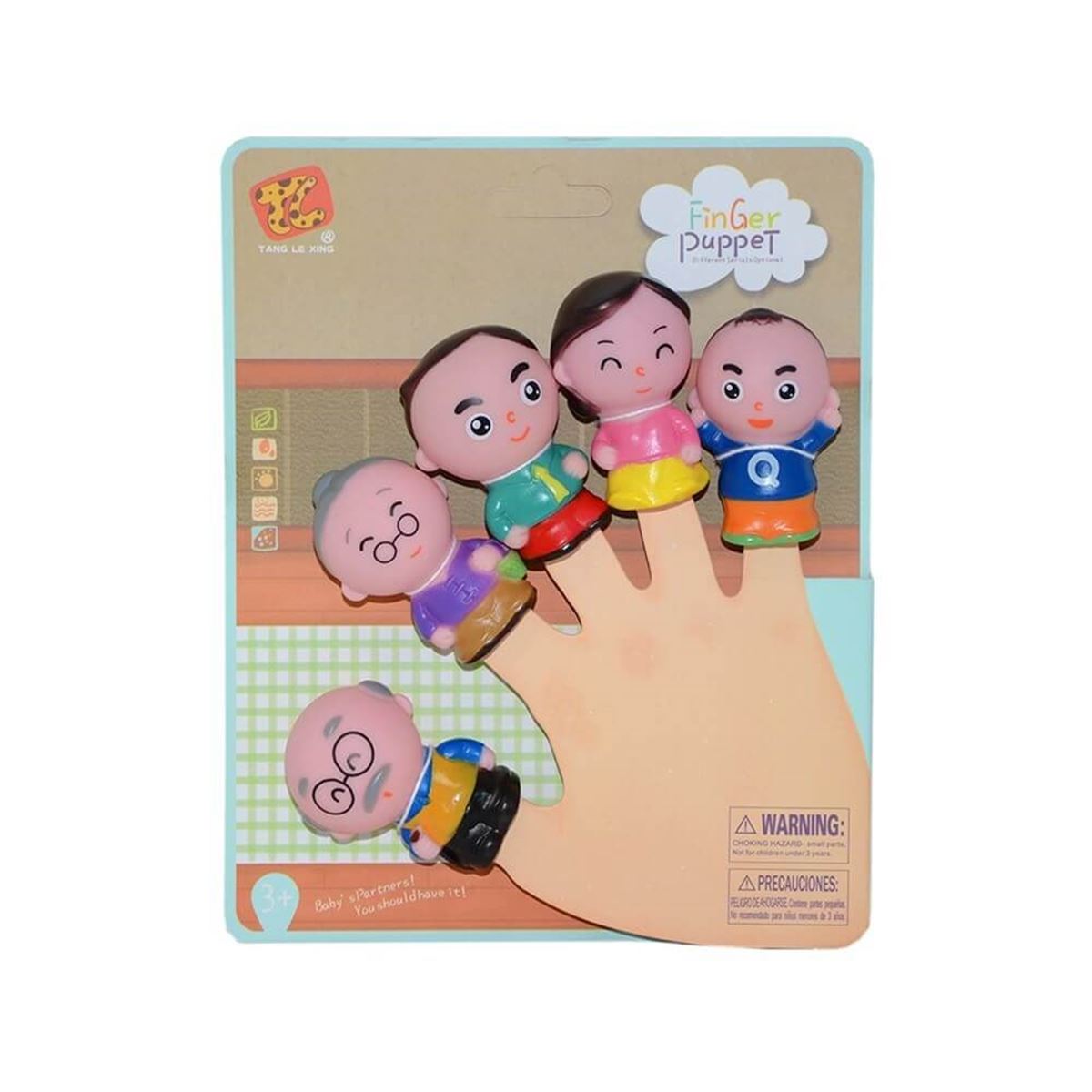 KZL PARMAK KUKLA TL-39 İNSAN VE KORSAN FİGÜRLÜ FİNGER PUPPET 3+ 1