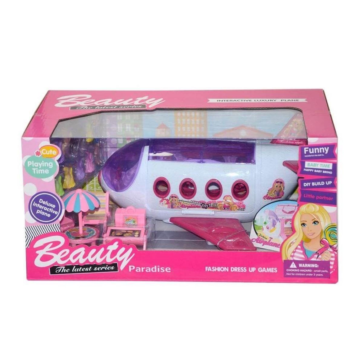 KZL BEAUTY İNTERACTİVE LUXURY PLANE 7823 BEBEK TATİL SETİ UÇAKLI 3+ 1