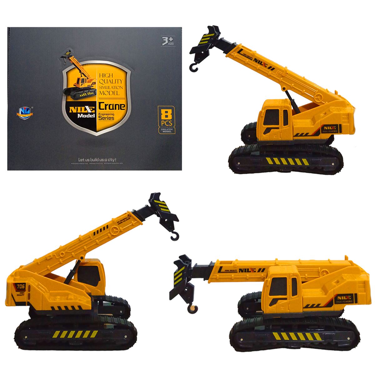 KZL İŞ MAKİNESİ 706-29 VİNÇ TEKERLEKLİ KANCALI 8 Lİ 3+ 1