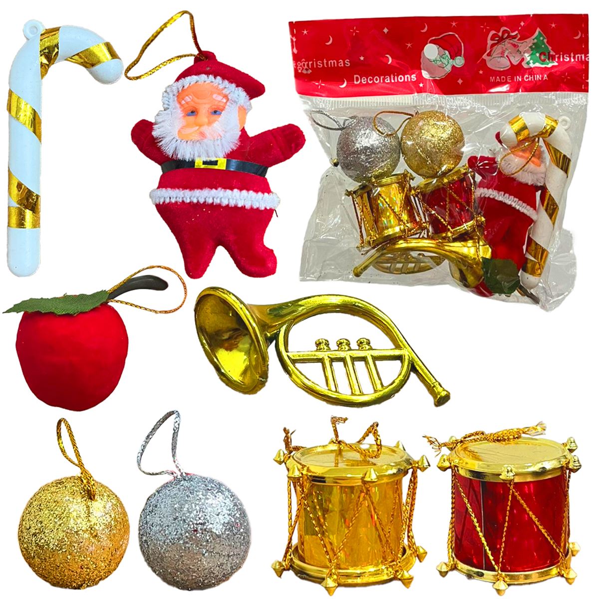 KZL YILBAŞI SÜSÜ 2308003 KÜÇÜK 8 PARÇA 1