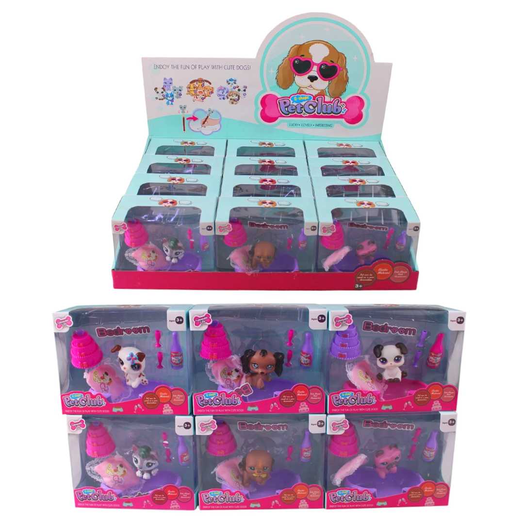 KZL PET CLUB MİNİŞ YATAK ODASI CL2101B 1-4 AKSESUARLI 12 Lİ 3+ 1