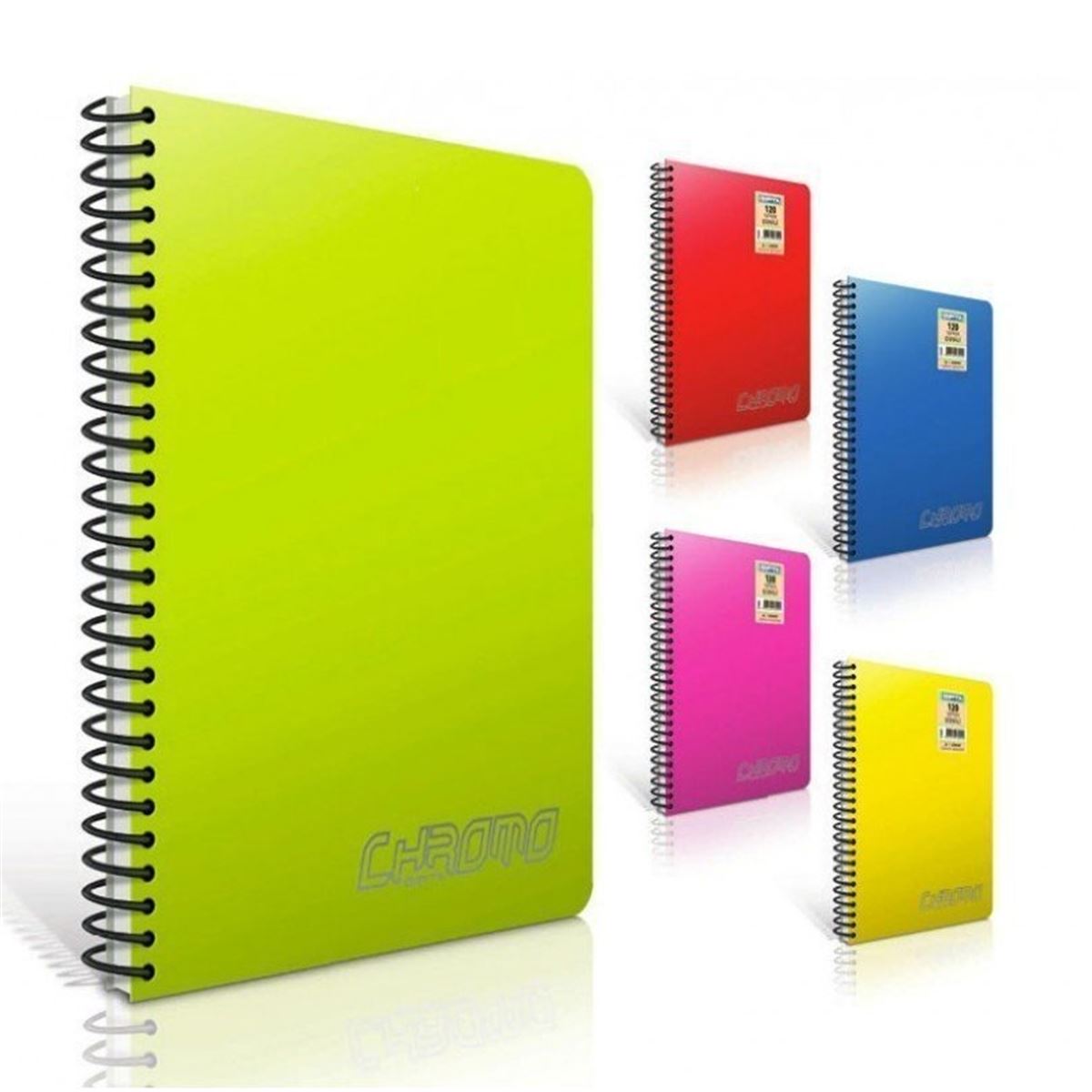 CHROMO DEFTER A4 PP KAPAK SPİRALLİ 60 YP ÇİZGİLİ 12 Lİ 1978 1