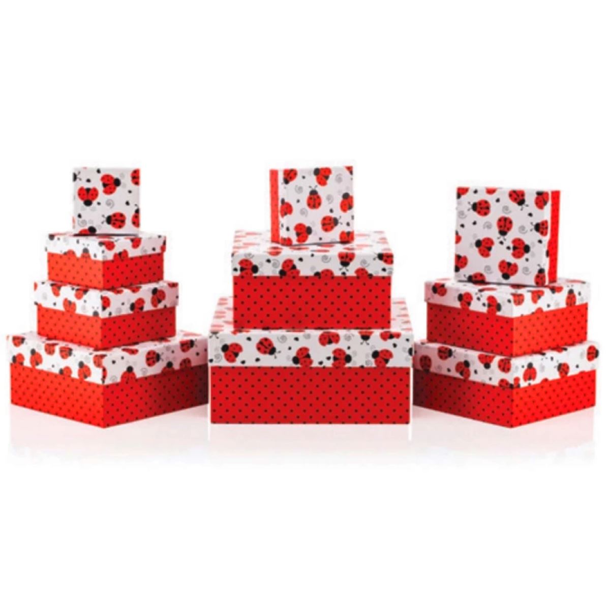 GIPTA HEDİYE KUTUSU BX1187 KARE TİLDA UĞURBÖCEĞİ 10 LU 1