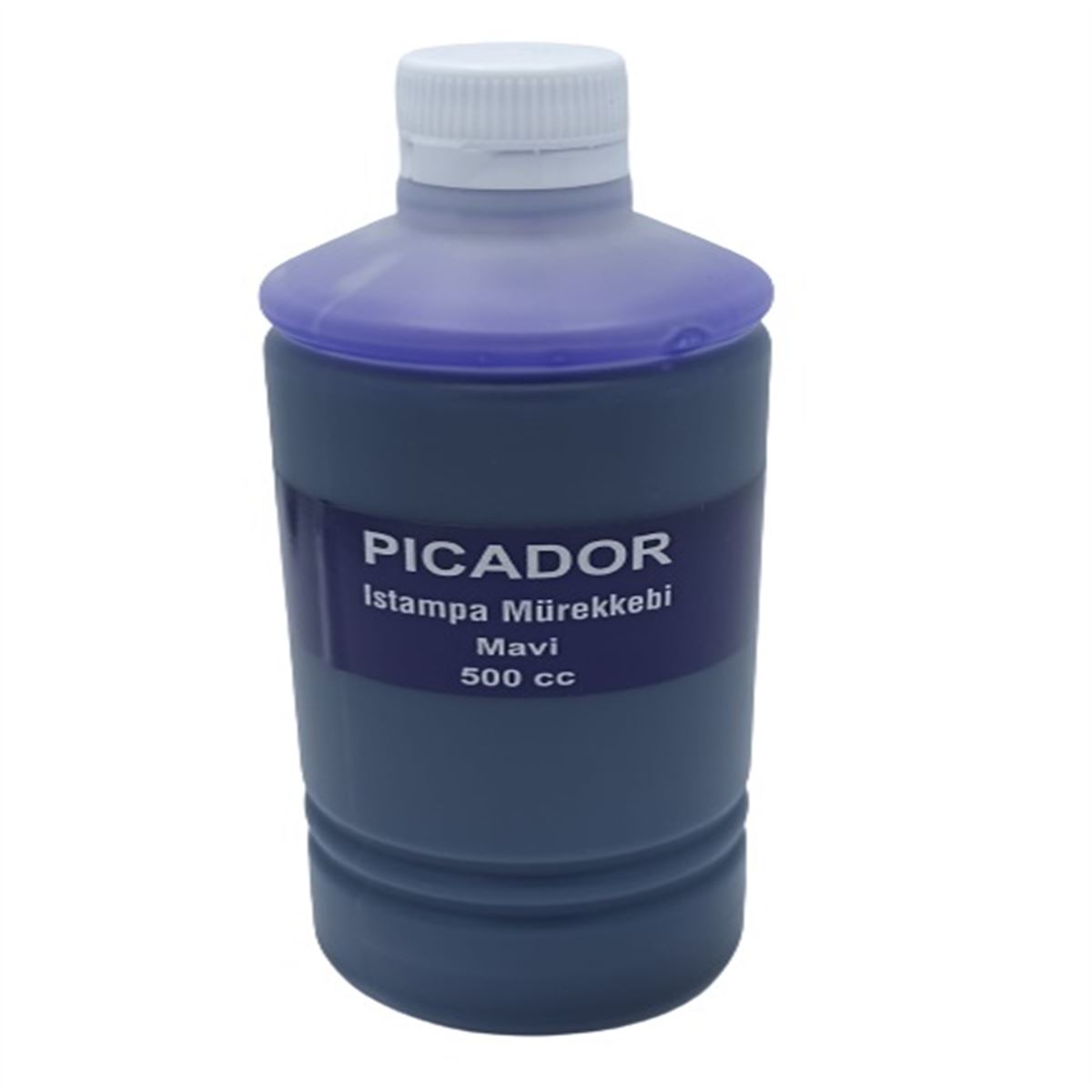 PİCADOR ISTAMPA MÜREKKEBİ MAVİ 500 ML KE 008 1