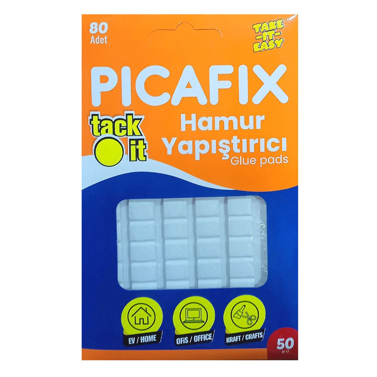PİCAFİX HAMUR YAPIŞTIRICI FİX 50 GR BEYAZ 24 LÜ KA 013 1