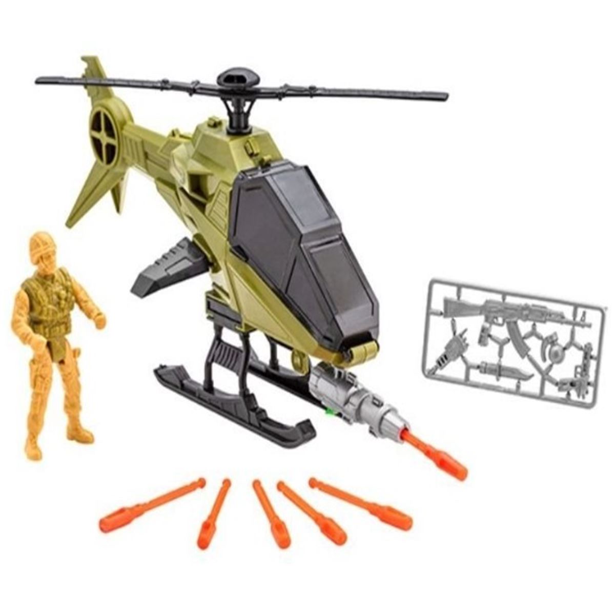 MOLMO FORCE MATEZ ATAK FİRE ML521 ASKERİ SETİ HELİKOPTER 3+ 1