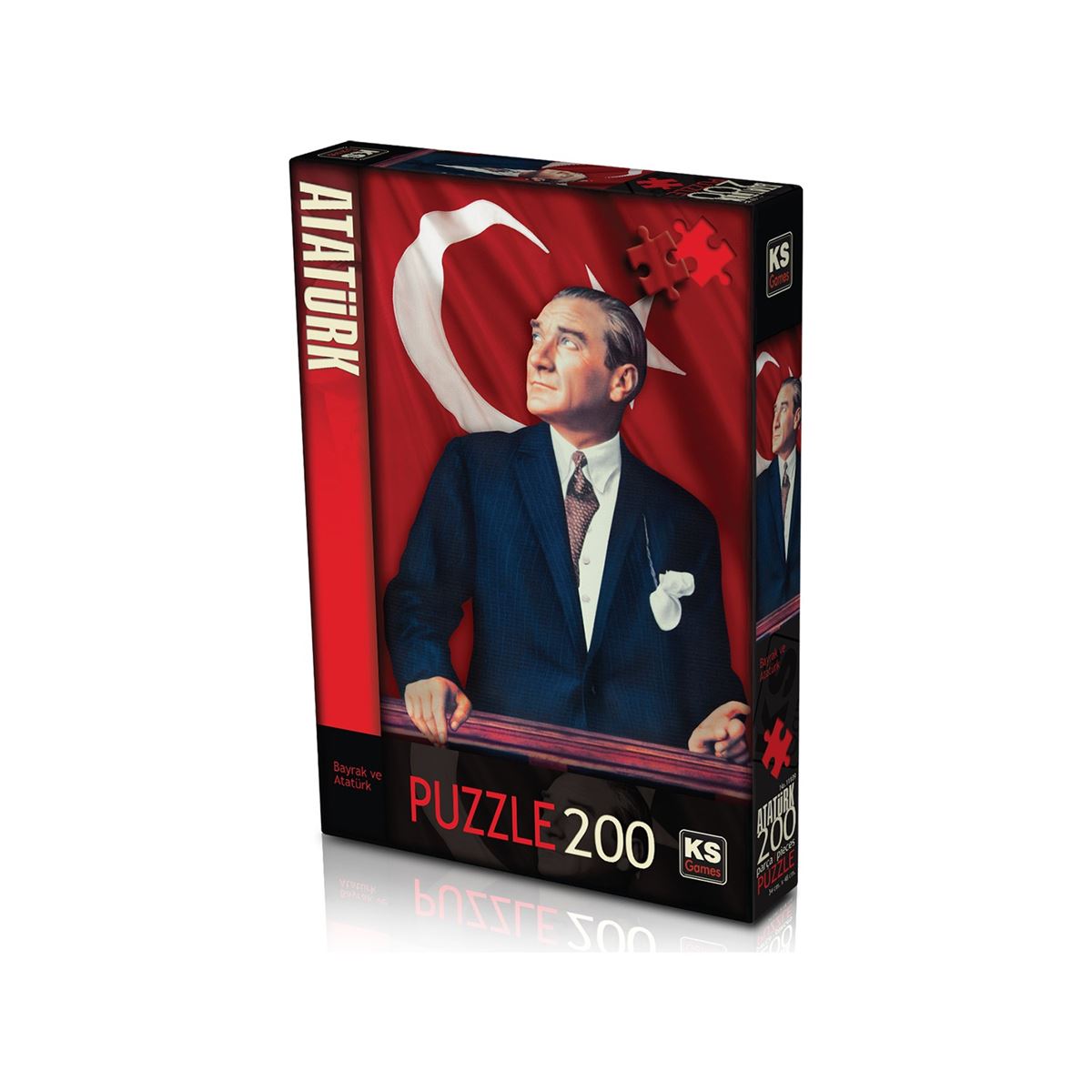 KS PUZZLE 11189 BAYRAK VE ATATÜRK 200 PARÇA 1