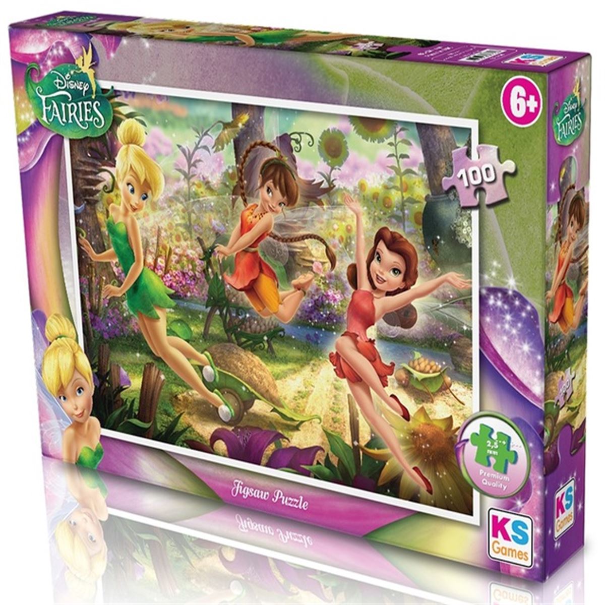 KS GAMES PUZZLE FA714 FAİRİES 100 PARÇA 1