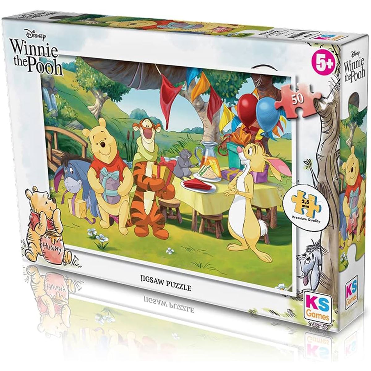 KS GAMES PUZZLE WN709 WİNNİE THE POOH 50 PARÇA 5+ 1