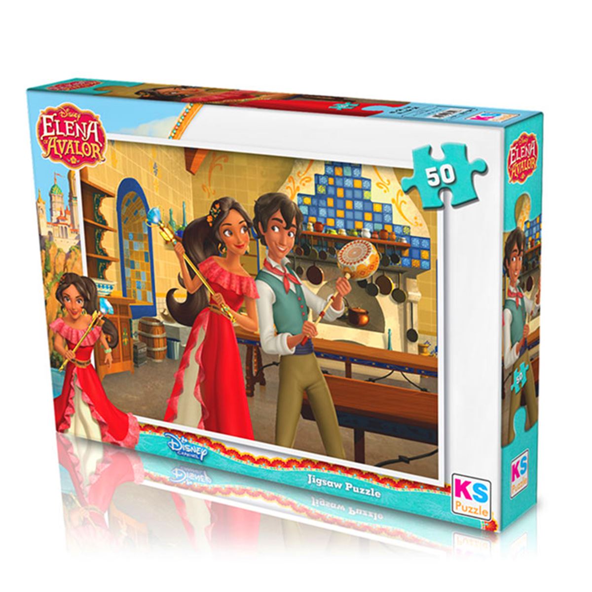 KS GAMES PUZZLE ELN709 ELENA AVALOR 50 PARÇA 6+ 1