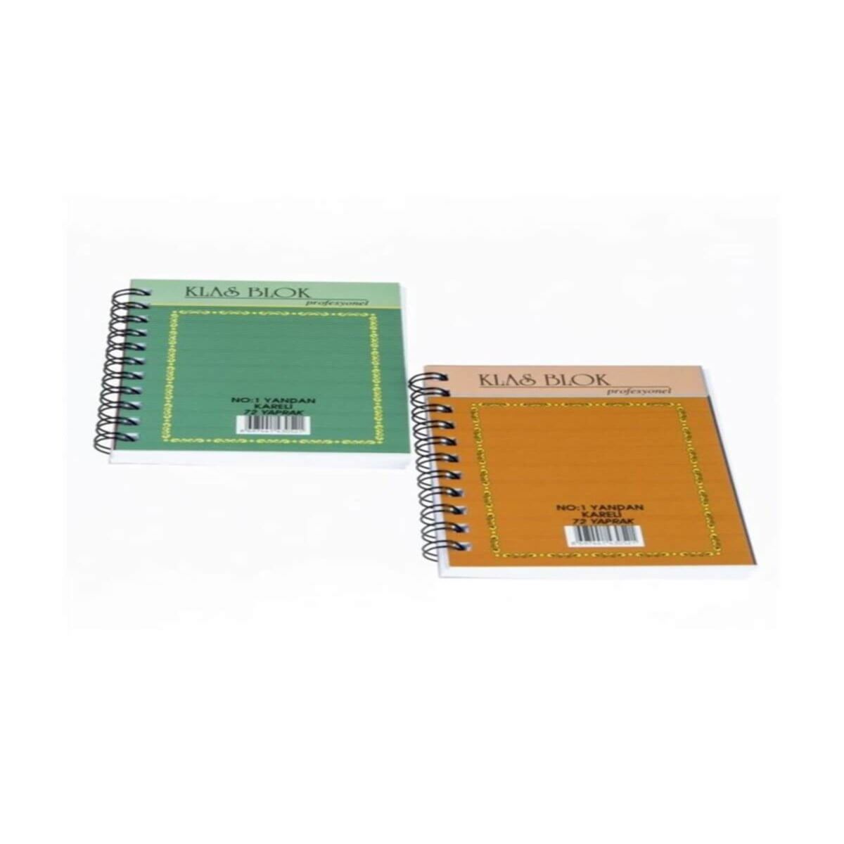 KLAS BLOKNOT SPİRALLİ NO:1 KARTON KAPAK 36 YP ÇİZGİLİ 24 LÜ 0118 1