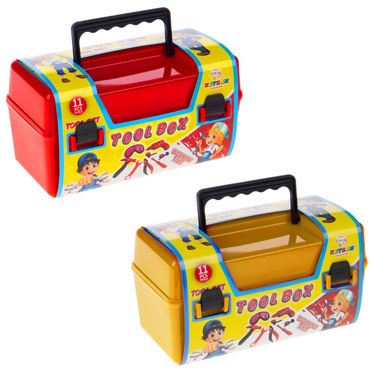 KETSAN TOOL BOX KS847 KS851 ÇANTALI TAMİR SETİ 11 PARÇA 3+ 1