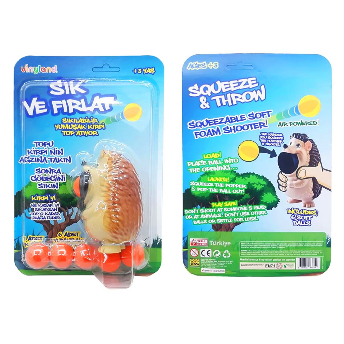 ERPA VİNYLAND SIK VE FIRLAT 661754 KİRPİ +3 1