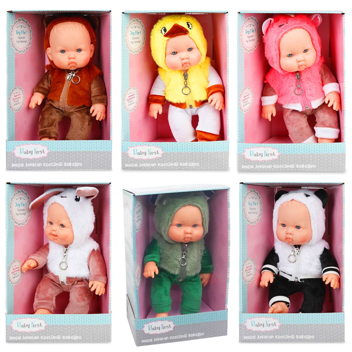 ERPA KOSTÜMLÜ BEBEĞİM 662188 MASAL ANLATAN 30 CM 3+ 1