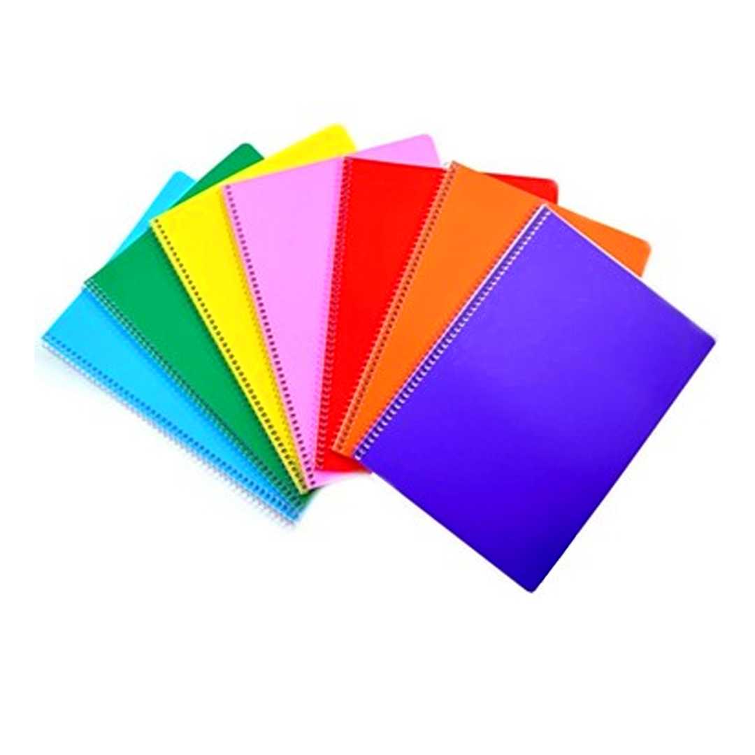 MCOLOR NOT DEFTERİ A6 PP KAPAK YANDAN SPİRALLİ 60 YP ÇİZGİLİ 12 Lİ 1