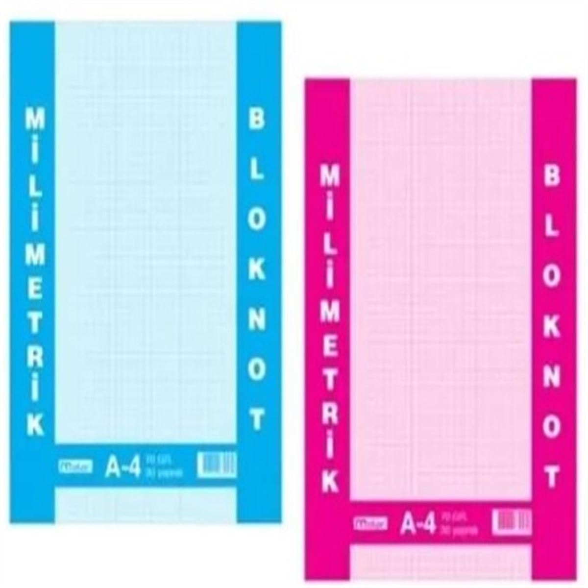 MCOLOR MİLİMETRİK BLOK A4 70 GR 30 YP 12 Lİ 1