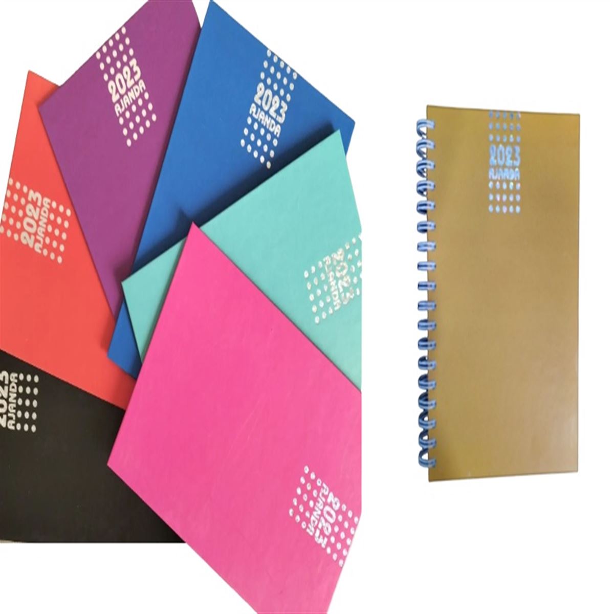 MCOLOR AJANDA 2023 17x24 SPİRALLİ SERT KUŞE KAPAK 1