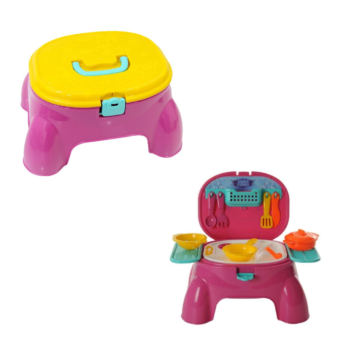 BY TOYS BP-575 TWİN STAR PLAY DESK OYUN TABURESİ MUTFAK SETİ 1