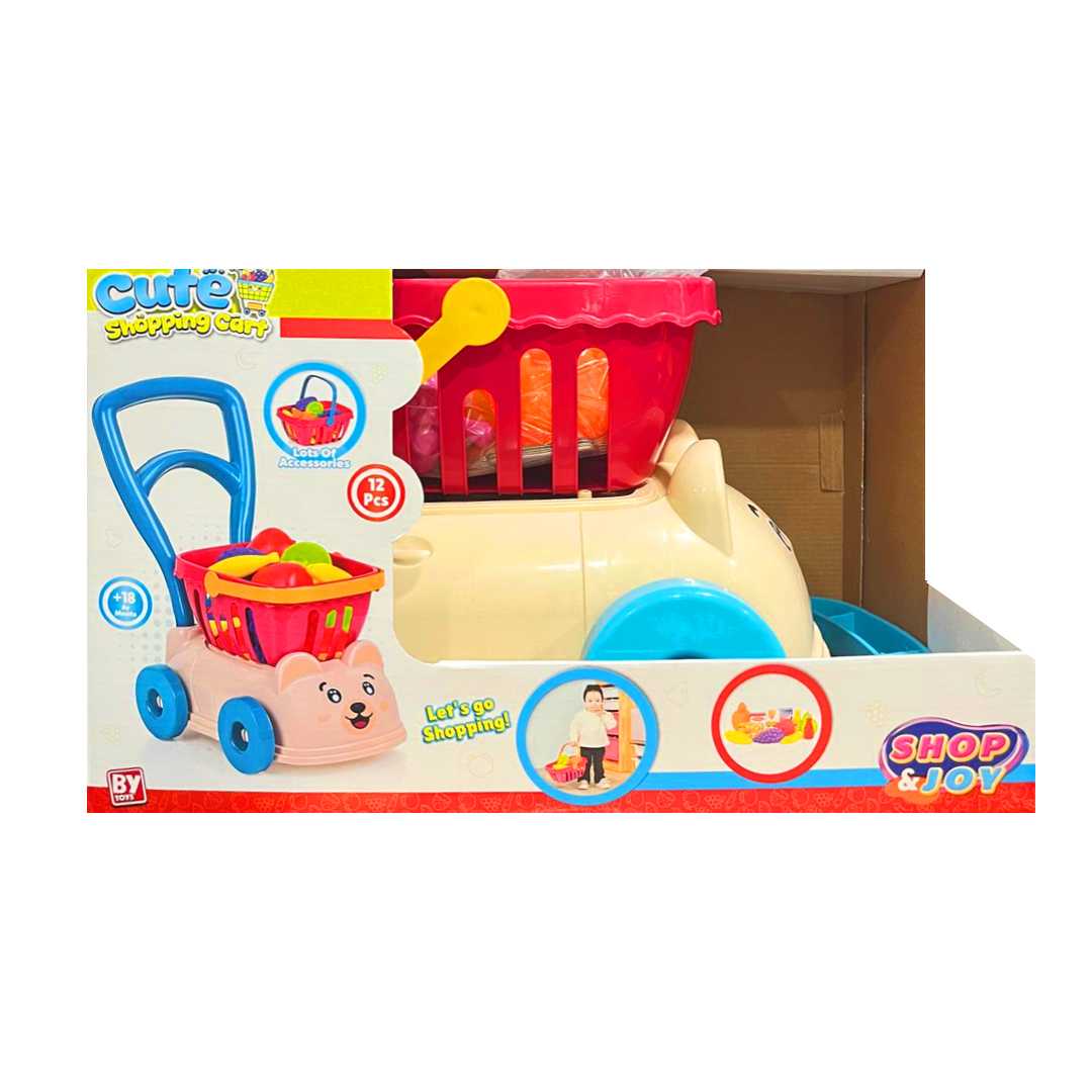 BY TOYS SEVİMLİ MARKET ARABASI 648 12 PARÇA 18M+ 1