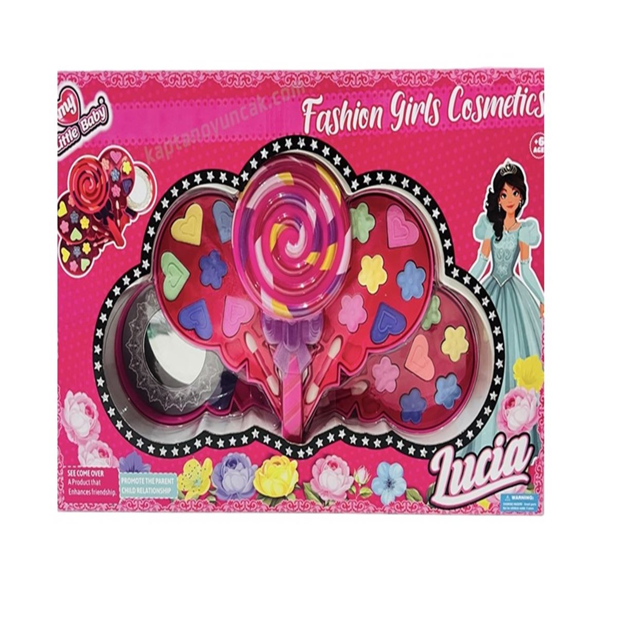 MY LİTTLE BABY LUCİA MAKKAJ SETİ LMN178 DÖRTLÜ LOLİPOP KUTULU 6+ 1