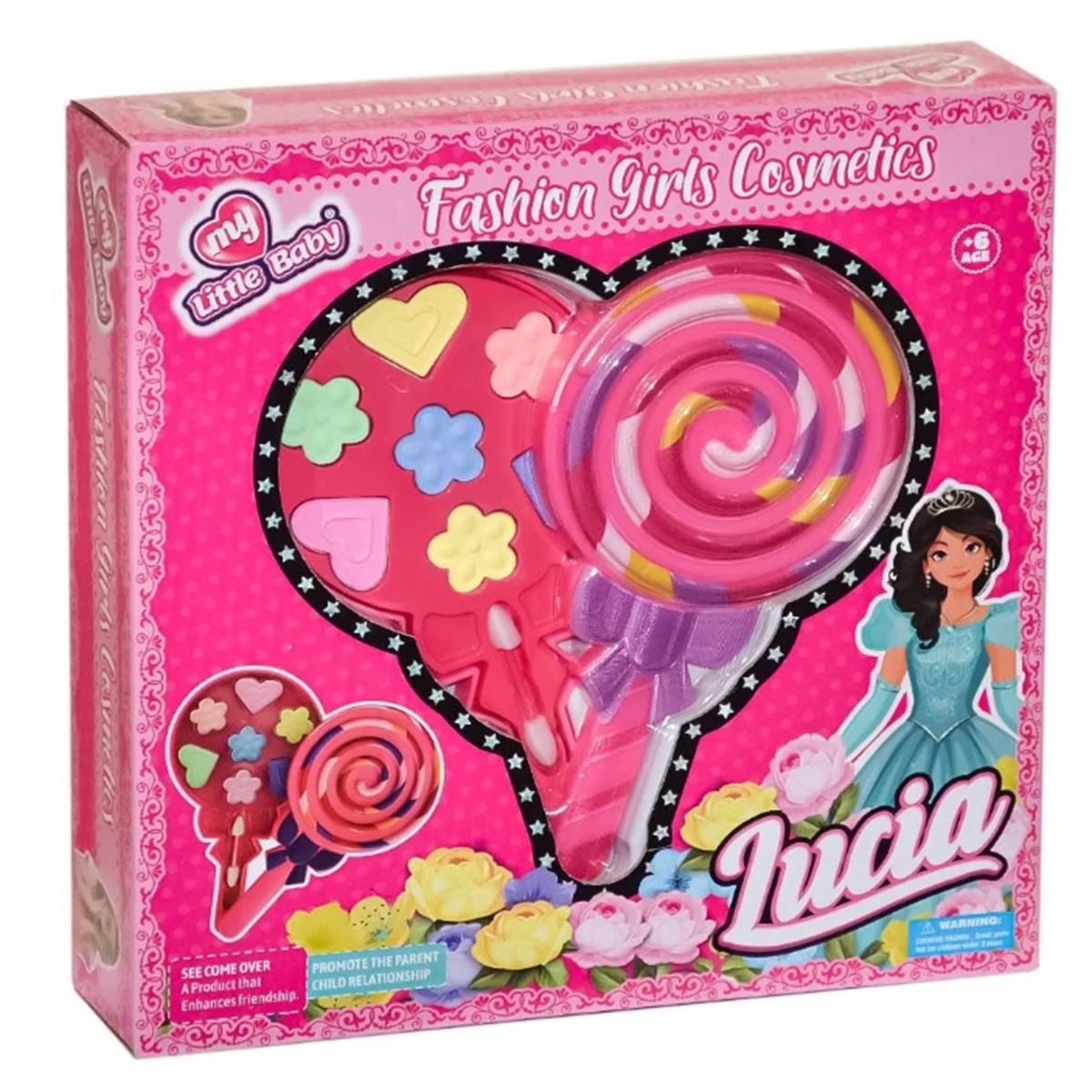 MY LİTTLE BABY LUCİA MAKKAJ SETİ LMN176 TEKLİ LOLİPOP KUTULU 6+ 1