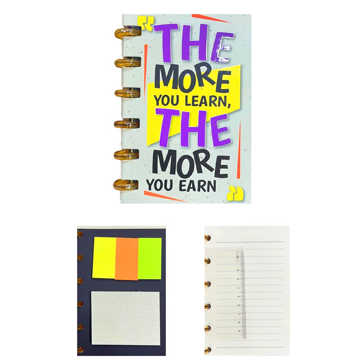 NOTYAZ NOT DEFTERİ XOOX SPİRALLİ SERT KAPAK A6 NOT KAĞITLI 100 YP ÇİZGİLİ XN-9886 XN-3623 1