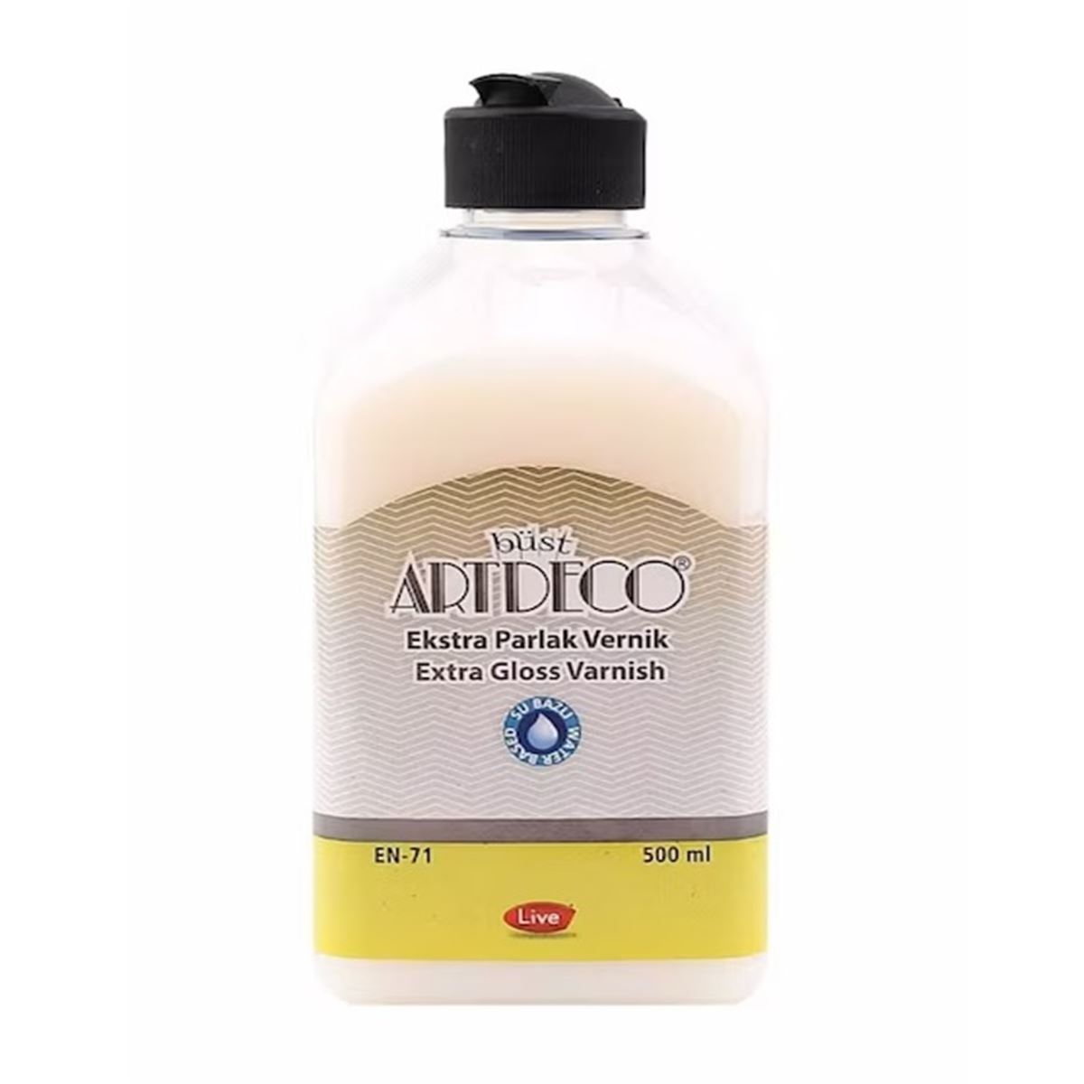 ARTDECO VERNİK SU BAZLI EXTRA PARLAK 500 ML Y-073L-04 1