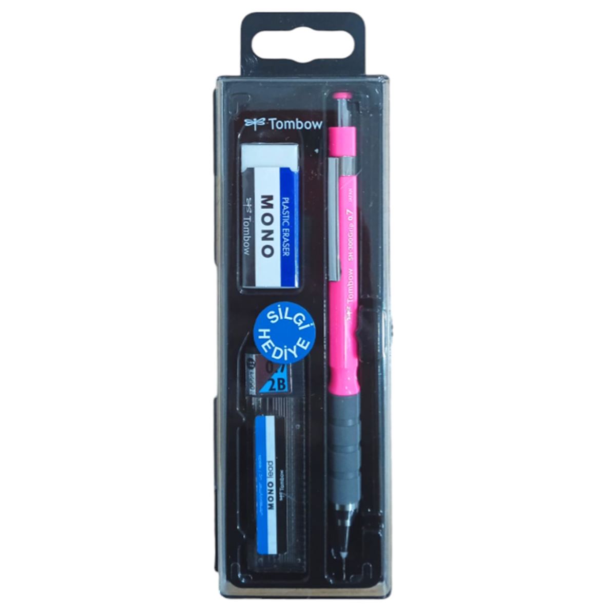TOMBOW VERSATİL 07 SET SH-300 NEON PEMBE MONO MİN+SİLGİ GR82-R7-K3 1