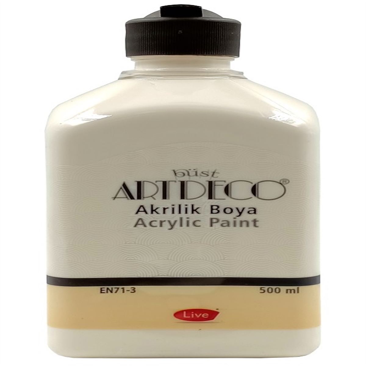 ARTDECO AKRİLİK BOYA 500 ML BEYAZ KUM 3620 1