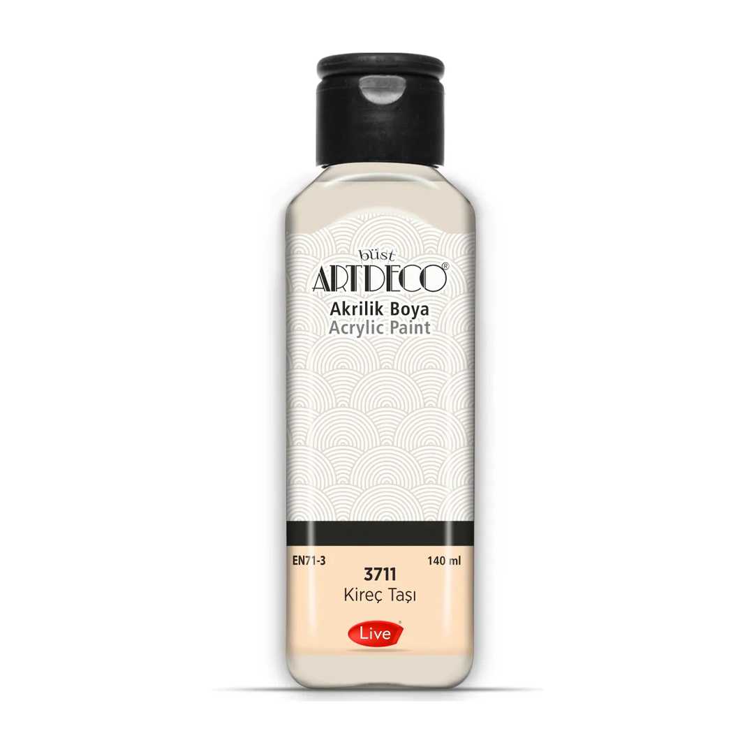 ARTDECO AKRİLİK BOYA 140 ML KİREÇ TAŞI 3711 1