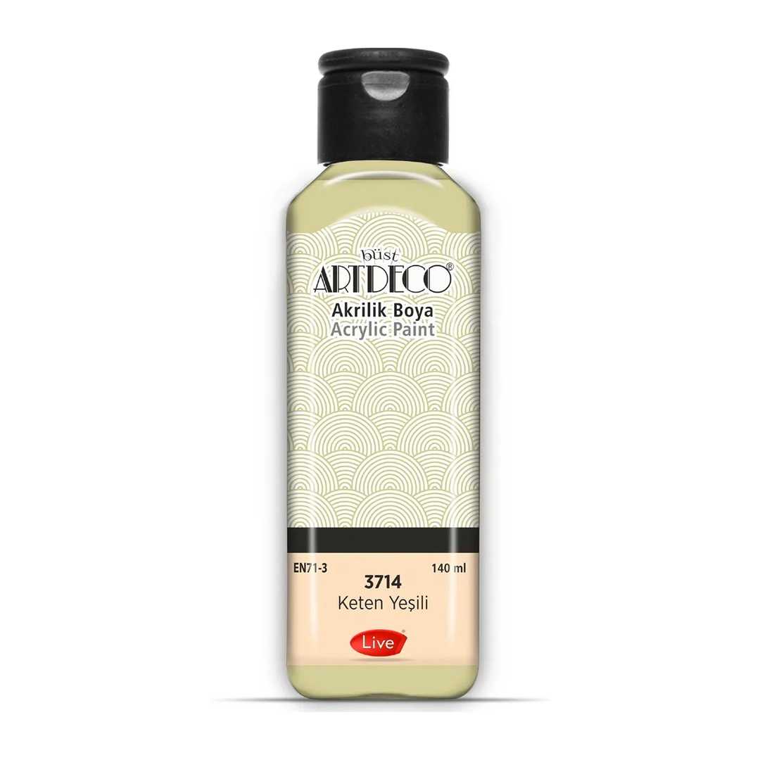 ARTDECO AKRİLİK BOYA 140 ML KETEN YEŞİLİ 3714 1