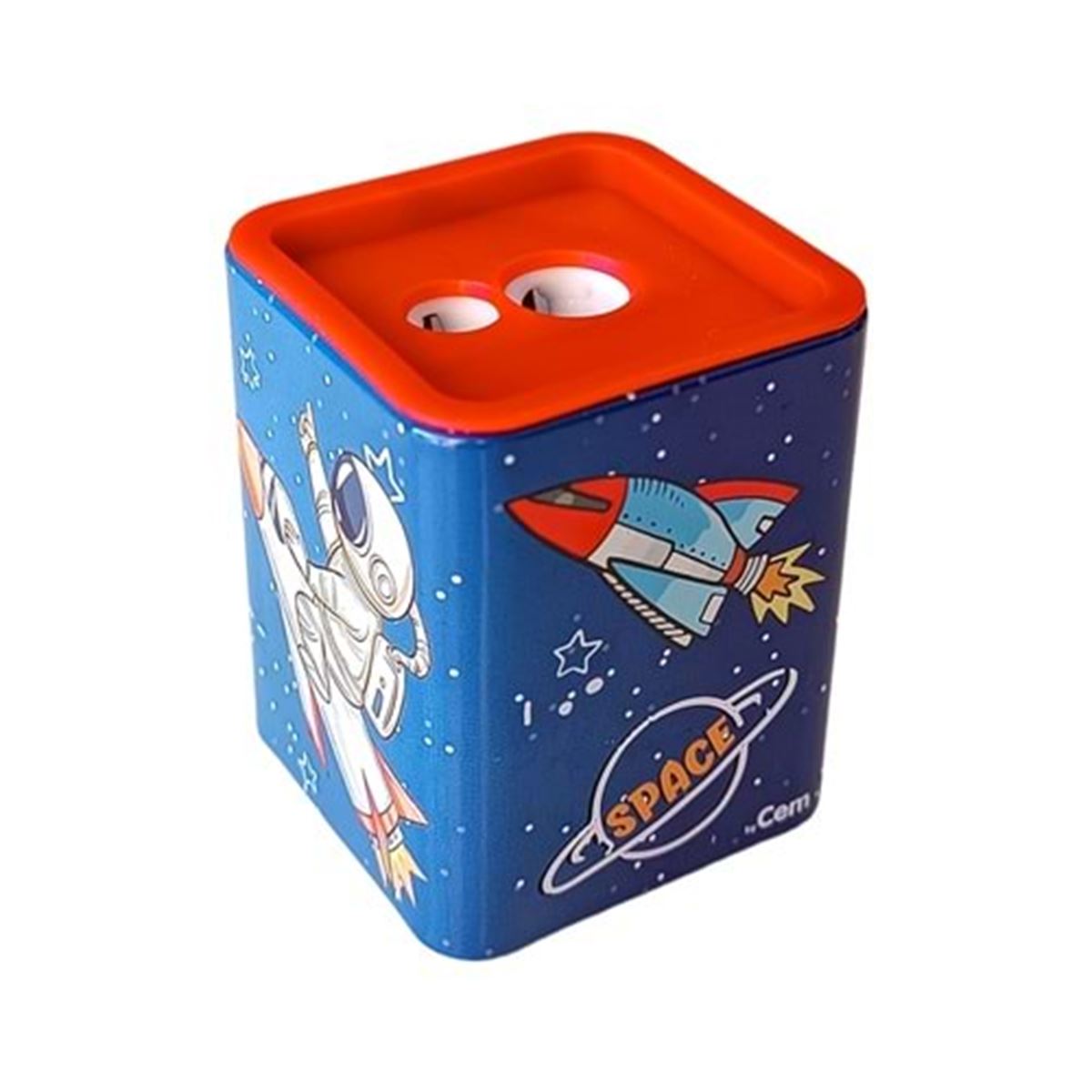 DOLPHİN KALEMTIRAŞ METAL PT-9753 SPACE ÇİFT BÖLMELİ 24 LÜ 1