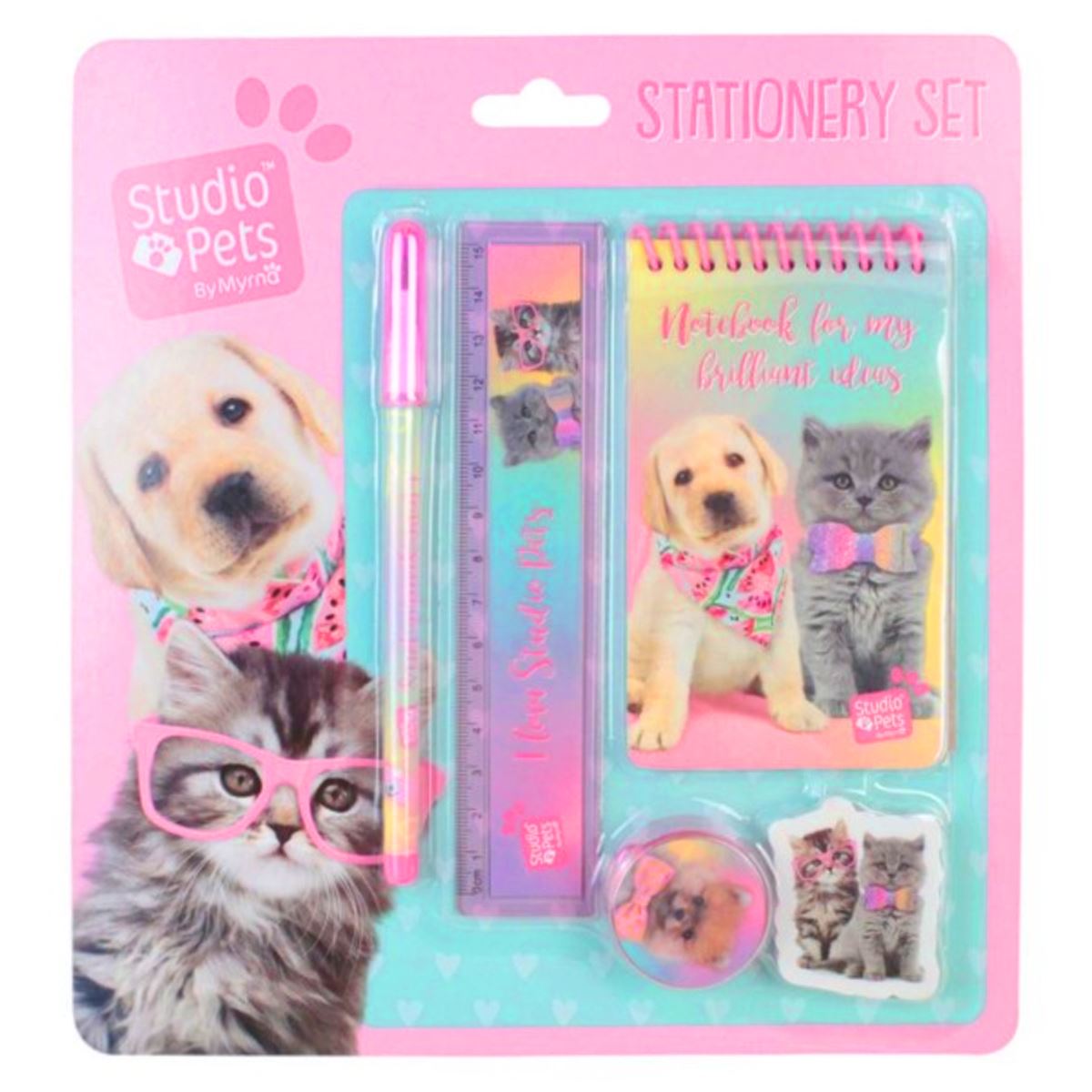 STUDİO PETS KIRTASİYE SETİ PT-7466 5 PARÇA 1