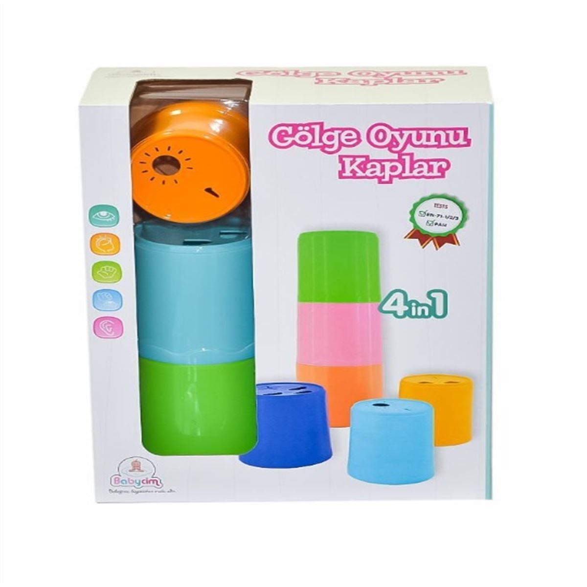 BİRLİK GÖLGE OYUNU EĞİTİCİ KAPLAR URT026-002 4İN1 18M+ 1