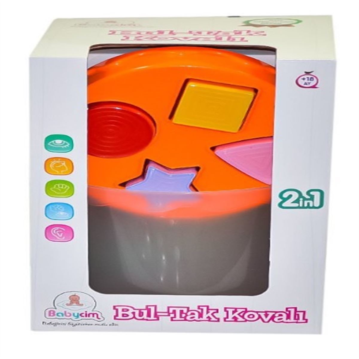 BİRLİK BUL TAK KOVA URT026-003 EĞİTİCİ ŞEKİLLER 18M+ 1