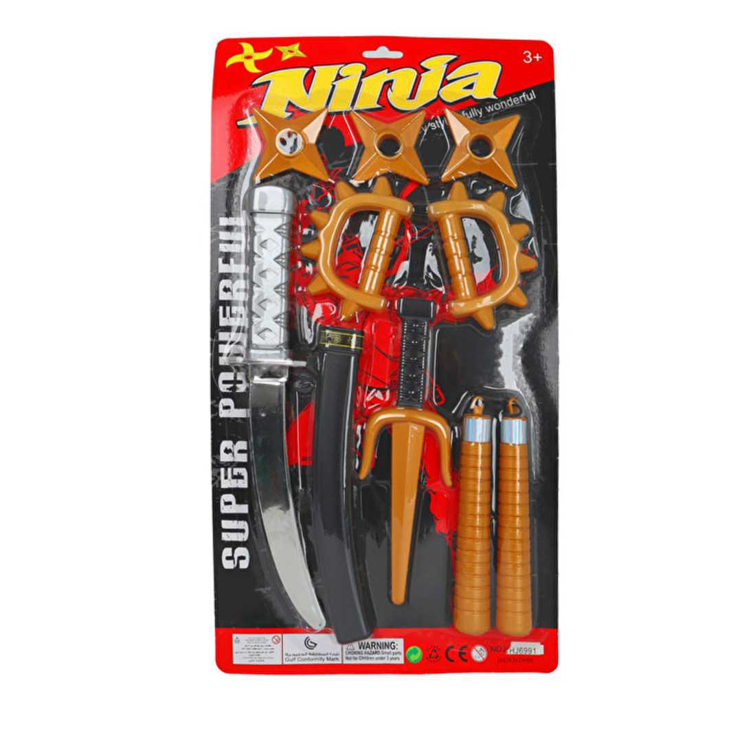 BİRLİK BÜYÜK NİNJA SETİ HJ6991 9 PARÇA KARTELA 3+ 1