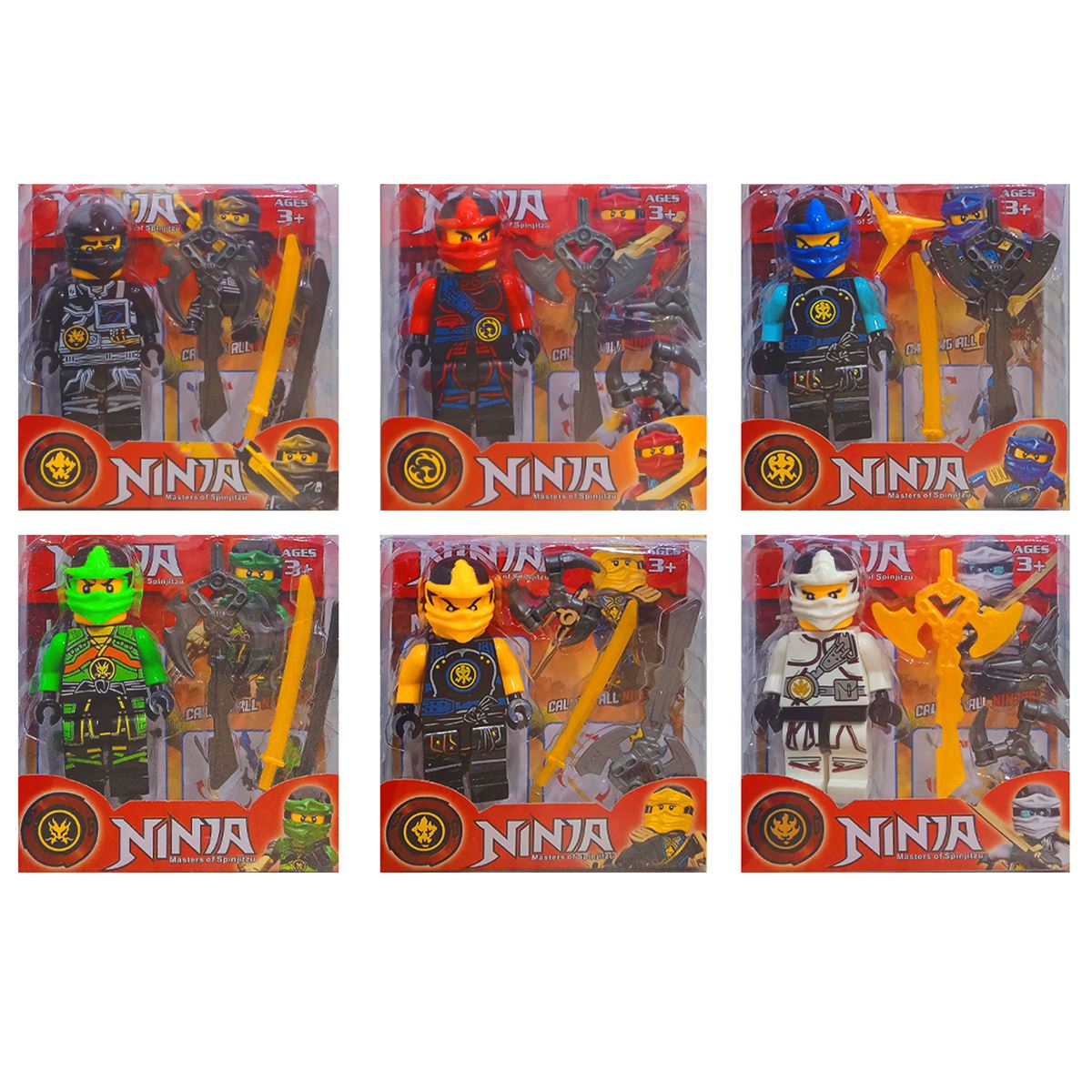 BİRLİK NİNJA SETİ YD-17 AKSESUARLI 12 Lİ 3+ 1