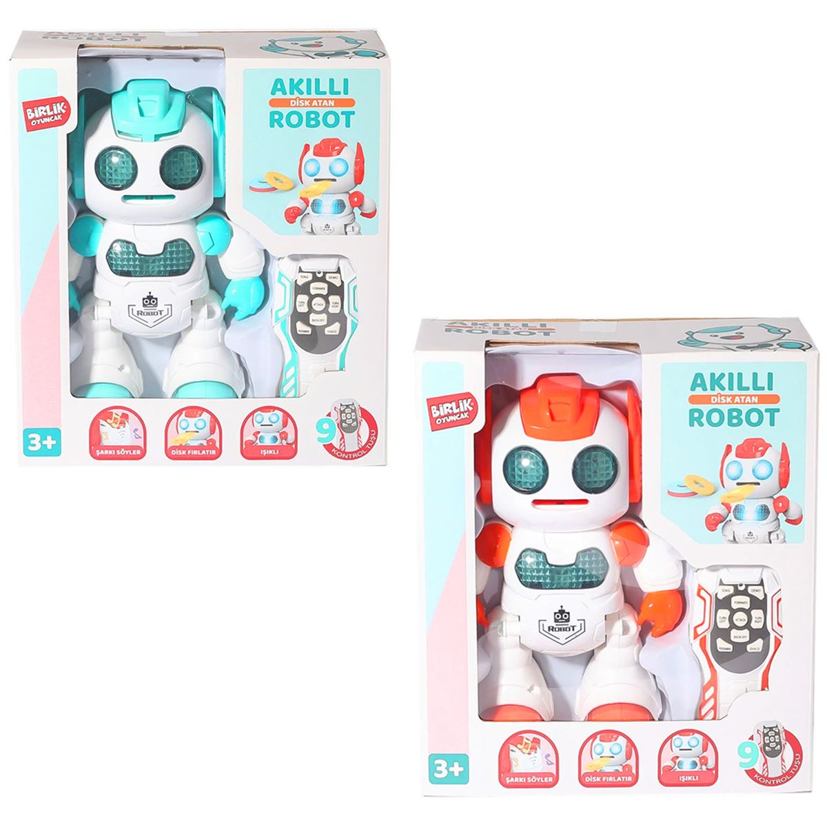 BİRLİK AKILLI ROBOT DİSK ATAN 606-30 SESLİ IŞIKLI 3+ 1