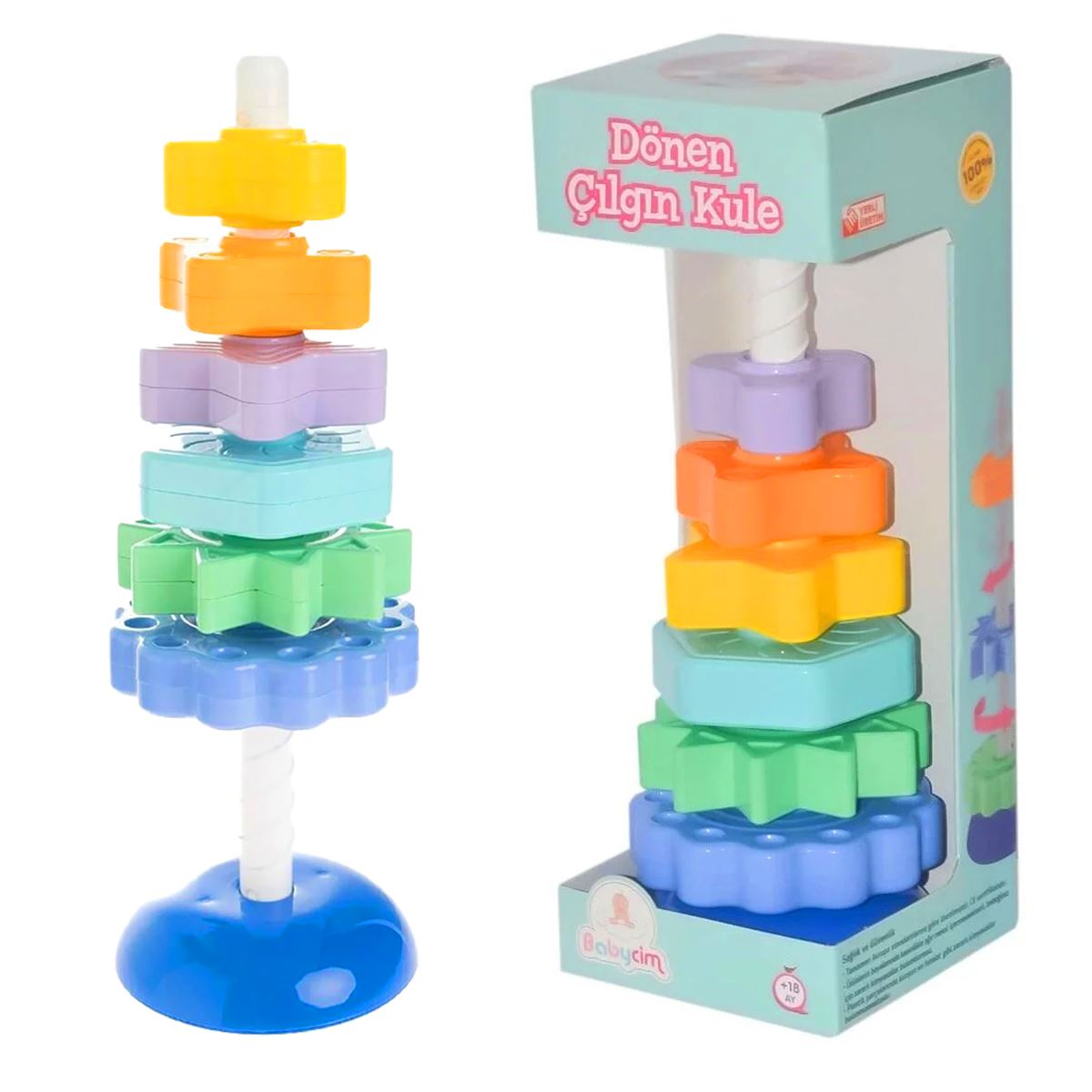 BABYCİM DÖNEN ÇILGIN KULE URT036-001 +18M 1