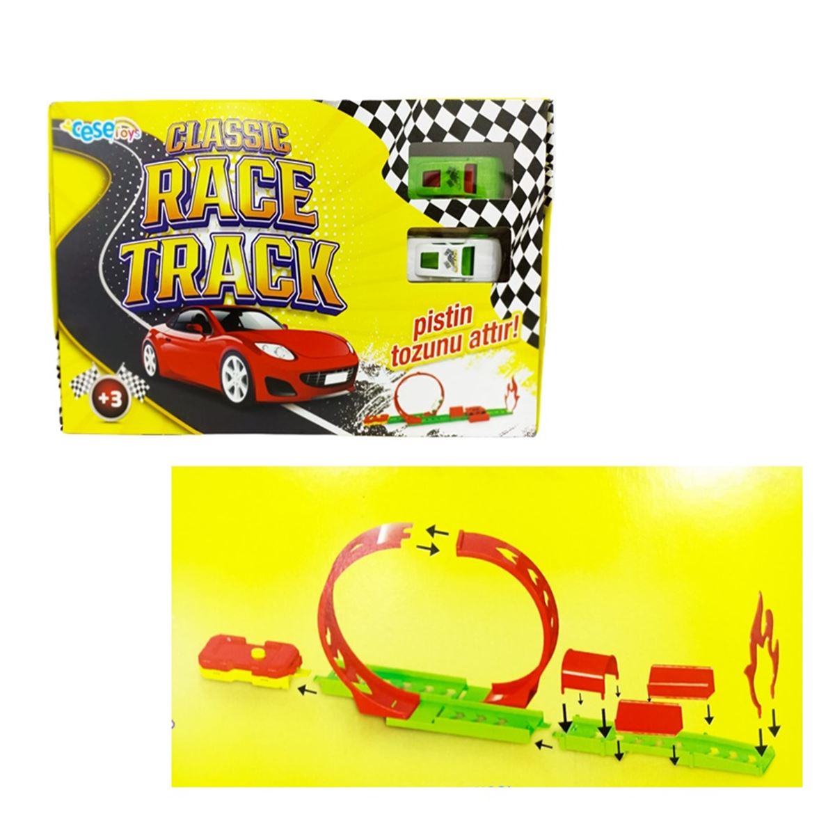 CESE CLASSİC RACE TRACK 5011 ARABALI PİST OYUNU 3+ 1