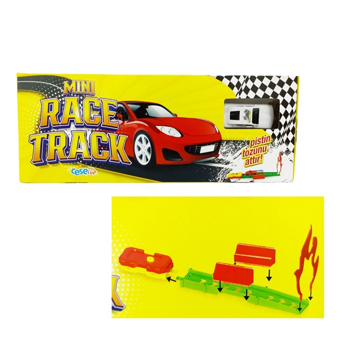 CESE MİNİ RACE TRACK 5010 ARABALI PİST OYUNU 3+ 1