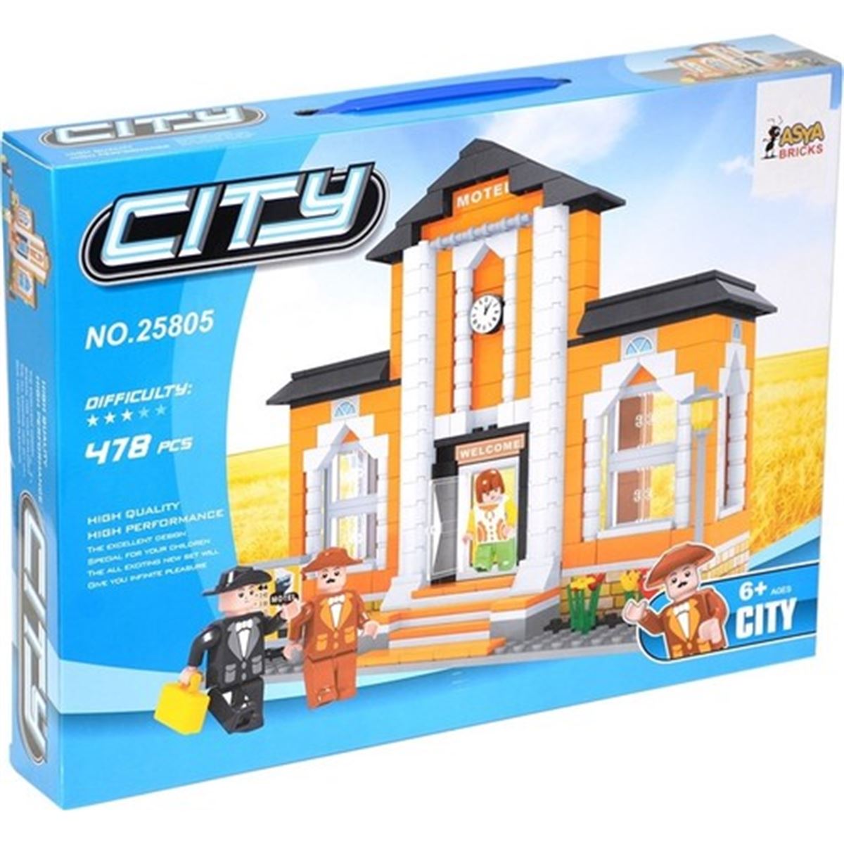 ASYA CİTY SETİ 25805 ANT BRİCKS 478 PARÇA 1